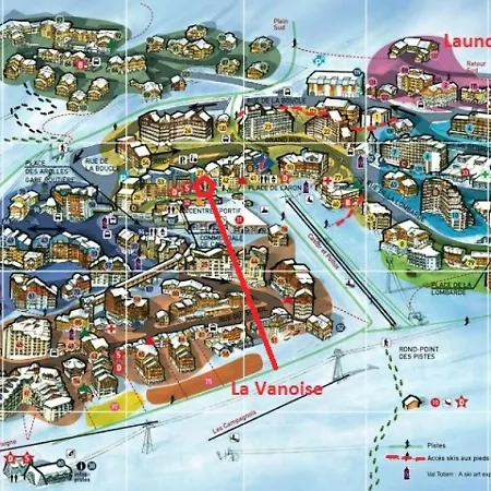 Vanoise - Location: En Plein Centre Avec Superbe Vue Au Sud Mae-3284